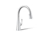 Graze® Pull-down kitchen sink faucet with three-function sprayhead