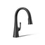 Graze® Pull-down kitchen sink faucet with three-function sprayhead