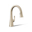 Graze® Pull-down kitchen sink faucet with three-function sprayhead