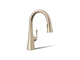 Graze® Pull-down kitchen sink faucet with three-function sprayhead