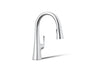Graze® Pull-down kitchen sink faucet with three-function sprayhead