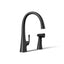 Graze® Single-handle kitchen sink faucet with two-function side sprayer