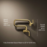 Graze® Wall-mount pot filler