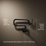 Graze® Wall-mount pot filler