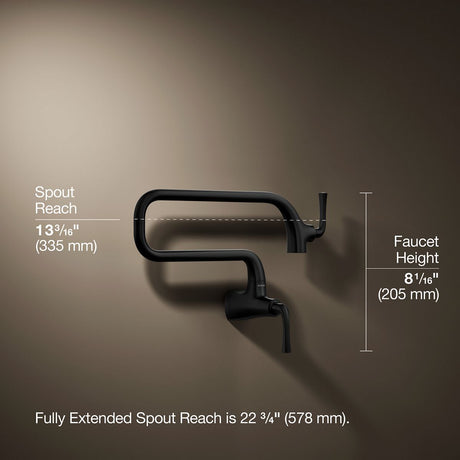 Graze® Wall-mount pot filler