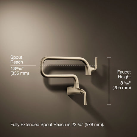 Graze® Wall-mount pot filler
