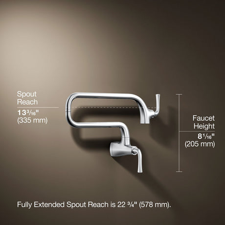 Graze® Wall-mount pot filler