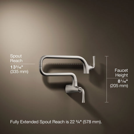 Graze® Wall-mount pot filler