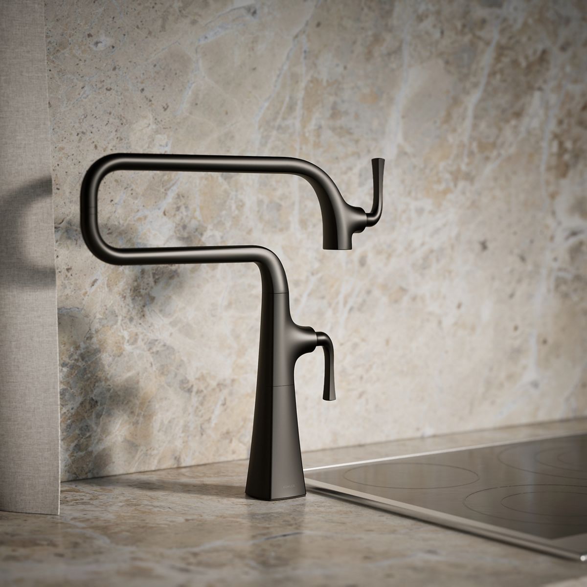 Graze® Deck-mount pot filler