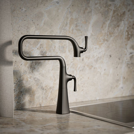 Graze® Deck-mount pot filler