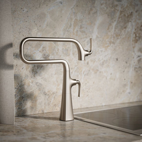 Graze® Deck-mount pot filler