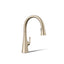 Graze® Touchless pull-down kitchen sink faucet with three-function sprayhead