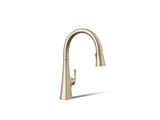 Graze® Touchless pull-down kitchen sink faucet with three-function sprayhead