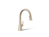 Graze® Touchless pull-down kitchen sink faucet with three-function sprayhead