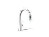 Graze® Touchless pull-down kitchen sink faucet with three-function sprayhead