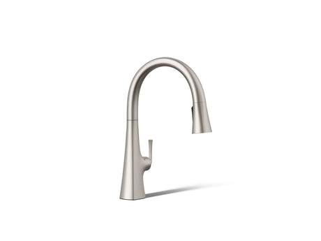 Graze® Touchless pull-down kitchen sink faucet with three-function sprayhead
