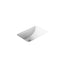 Ladena® 21" rectangular undermount bathroom sink with glazed underside, no overflow