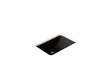 Ladena® 21" rectangular undermount bathroom sink with glazed underside, no overflow