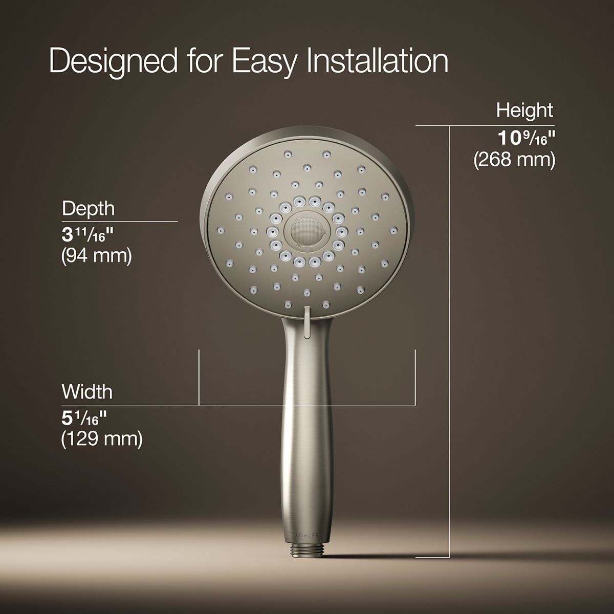 Forté® Four-function handshower, 2.5 gpm