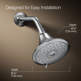 Forté® Three-function showerhead, 2.5 gpm