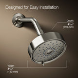 Purist® Three-function showerhead, 2.5 gpm