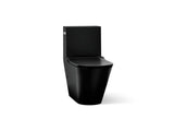 Brazn® One-piece compact elongated toilet with skirted trapway, dual-flush