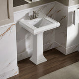 Memoirs® Classic 24-1/4" rectangular pedestal bathroom sink
