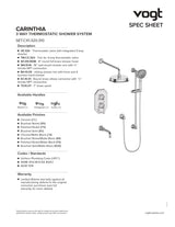 CARINTHIA 3-WAY TH SHOWER KIT