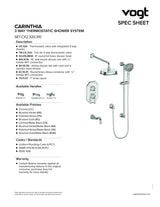 CARINTHIA 3-WAY TH SHOWER KIT