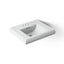 Memoirs® Pedestal/console table bathroom sink basin with 4" centerset faucet holes