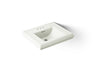 Memoirs® Pedestal/console table bathroom sink basin with 4" centerset faucet holes