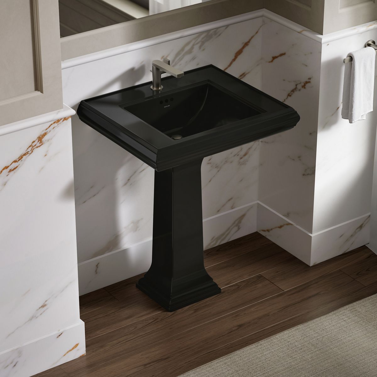 Memoirs® Classic 27-1/4" rectangular pedestal bathroom sink