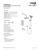 CARINTHIA TRIM FOR 3-WAY TH SHOWER KIT
