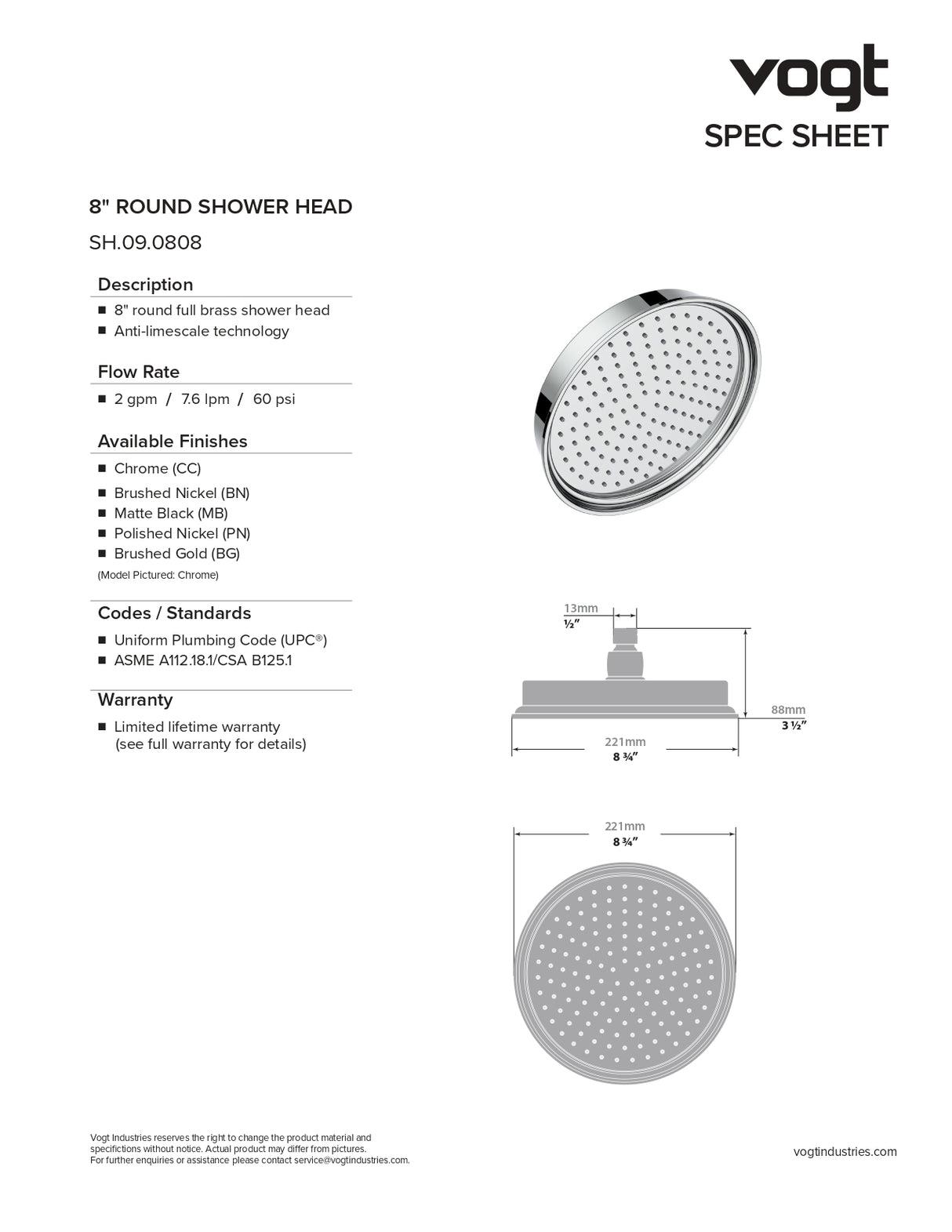 CARINTHIA TRIM FOR 3-WAY TH SHOWER KIT