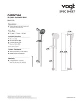 CARINTHIA TRIM FOR 3-WAY TH SHOWER KIT