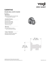 CARINTHIA TRIM FOR 3-WAY TH SHOWER KIT