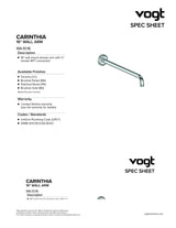 CARINTHIA TRIM FOR 3-WAY TH SHOWER KIT