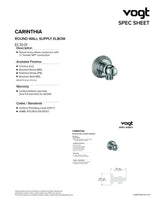 CARINTHIA TRIM FOR 3-WAY TH SHOWER KIT