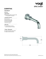 CARINTHIA TRIM FOR 3-WAY TH SHOWER KIT