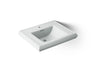 Memoirs® Pedestal/console table bathroom sink basin with single faucet-hole drilling