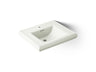 Memoirs® Pedestal/console table bathroom sink basin with single faucet-hole drilling