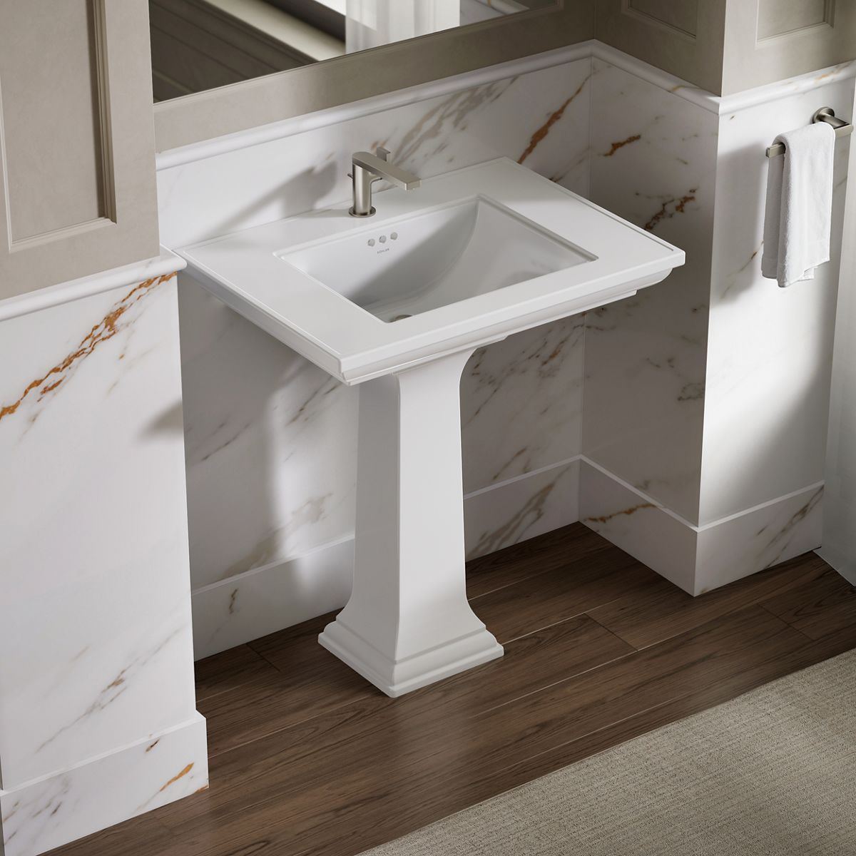 Memoirs® Stately 30-3/4" rectangular pedestal bathroom sink