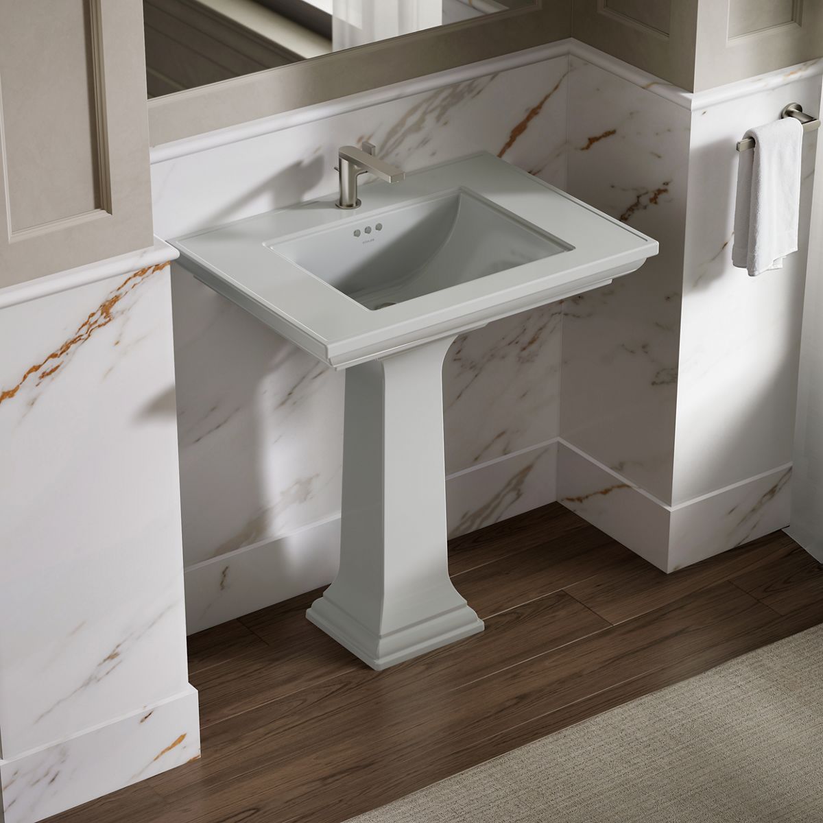 Memoirs® Stately 30-3/4" rectangular pedestal bathroom sink