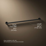 Kumin™ 42" grab bar