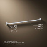 Kumin™ 42" grab bar