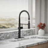 Crue® Semi-professional kitchen sink faucet with three-function sprayhead
