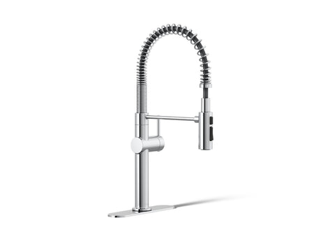 Crue® Semi-professional kitchen sink faucet with three-function sprayhead