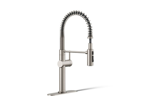 Crue® Semi-professional kitchen sink faucet with three-function sprayhead