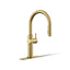 Crue® Touchless pull-down kitchen sink faucet with three-function sprayhead