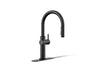 Crue® Touchless pull-down kitchen sink faucet with three-function sprayhead